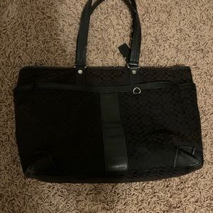 Black coach purse